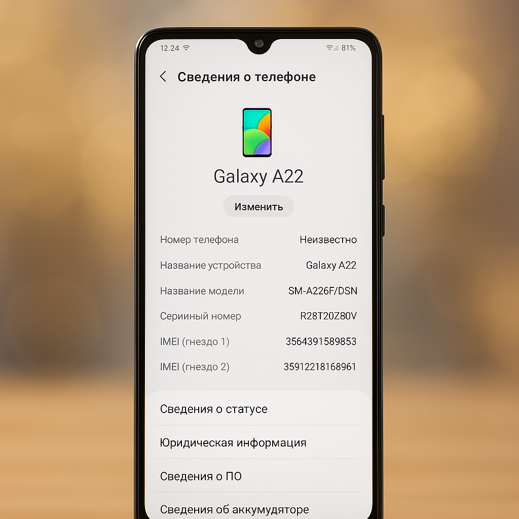 Samsung Galaxy A22