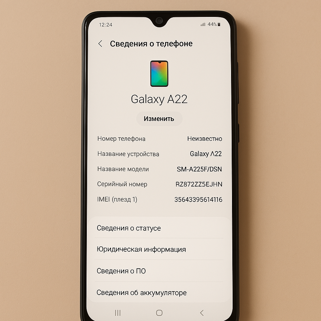 Samsung Galaxy A22